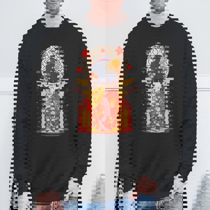 こけし 人形 シャツ 和装 赤 日本運 福 スウェットシャツ 高齢者への贈り物