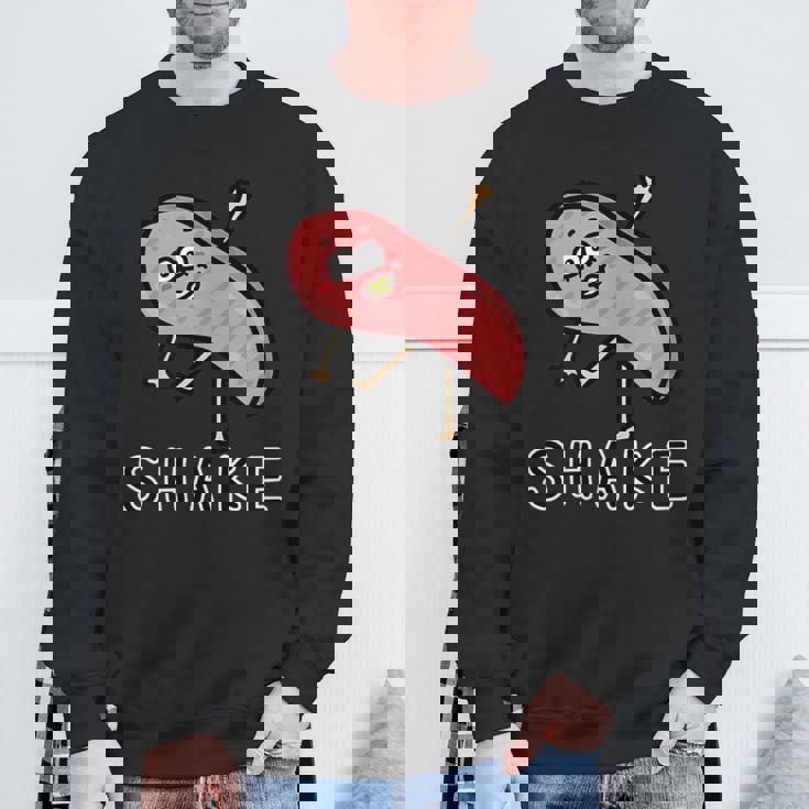 しゃけの切り身さん スウェットシャツ 高齢者への贈り物