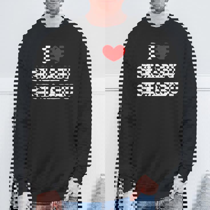 しゃぶしゃぶ大好き アイハート しゃぶしゃぶ スウェットシャツ 高齢者への贈り物