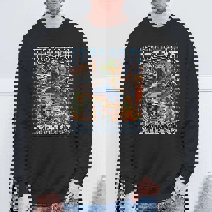 すべてのイタリアンブレインローミーム-イタリアンブレインロット スウェットシャツ 高齢者への贈り物