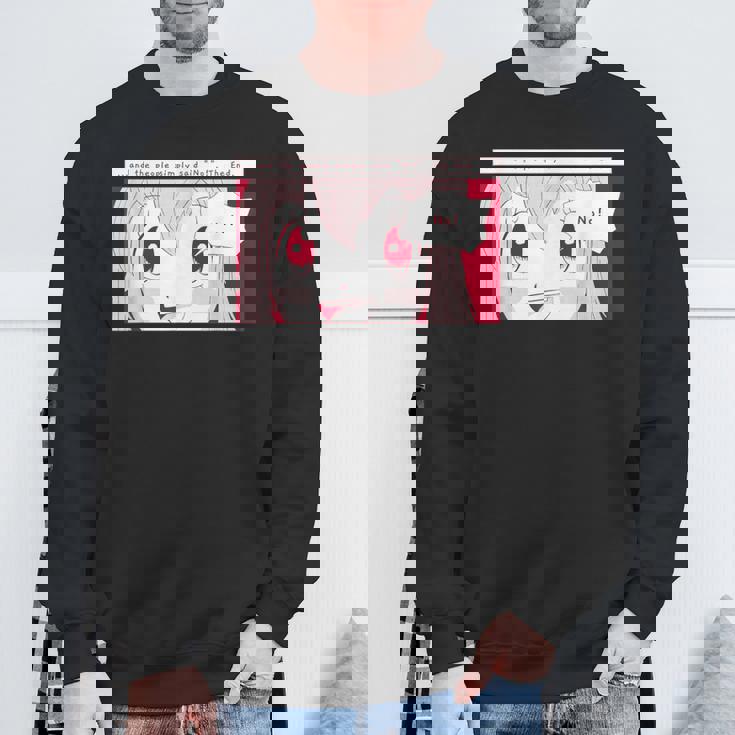 そして人々は単にnoThe End平和と言った。 スウェットシャツ 高齢者への贈り物