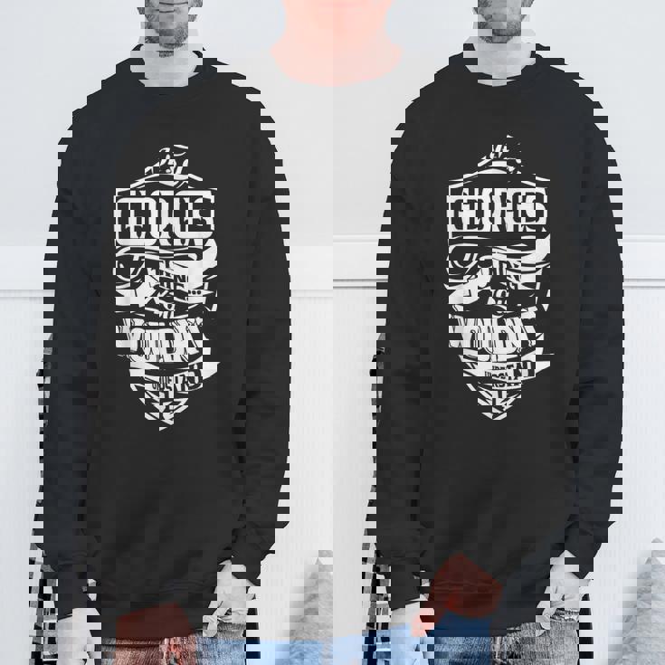 それはジョージズ・シング・ギフトだ スウェットシャツ 高齢者への贈り物