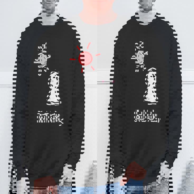 てるてる坊主 ハレルくん《晴れ》Hallelu 晴れる ぼうず【ゆるフレンズ】梅雨 かわいい キャラクター イラスト スウェットシャツ 高齢者への贈り物