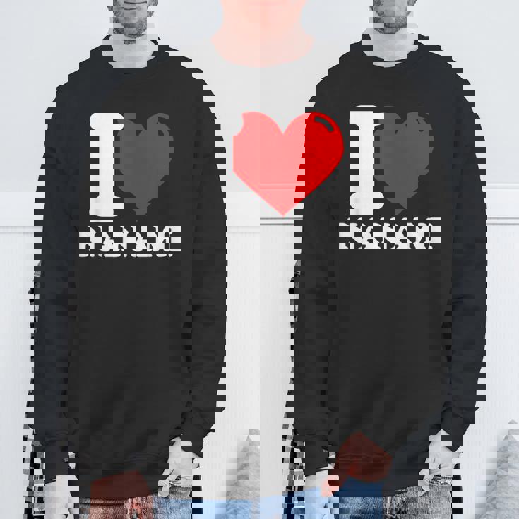 ななみ大好き 名 スウェットシャツ 高齢者への贈り物