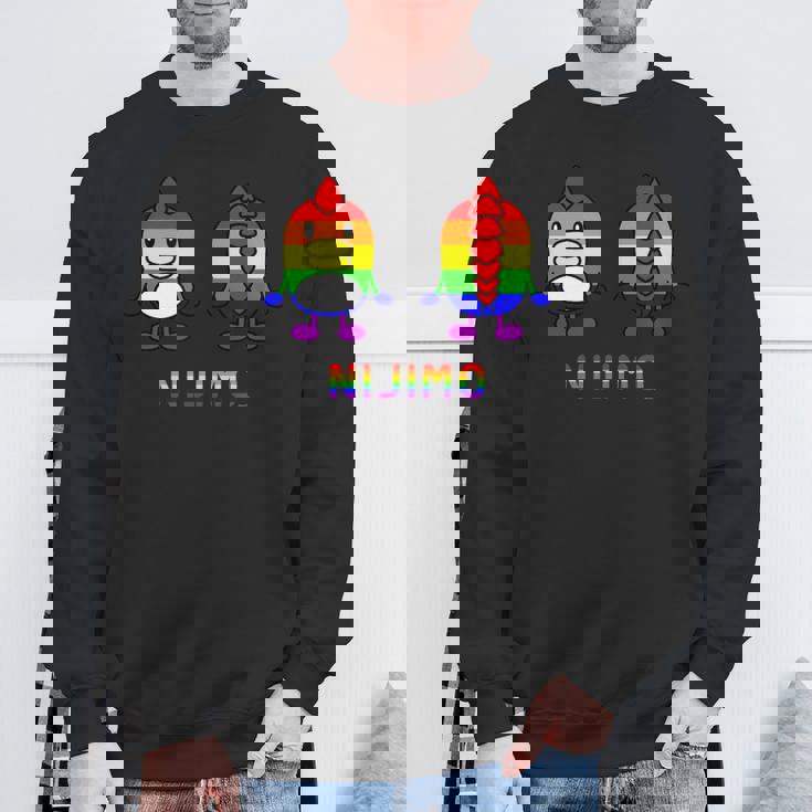 にじモ スウェットシャツ 高齢者への贈り物