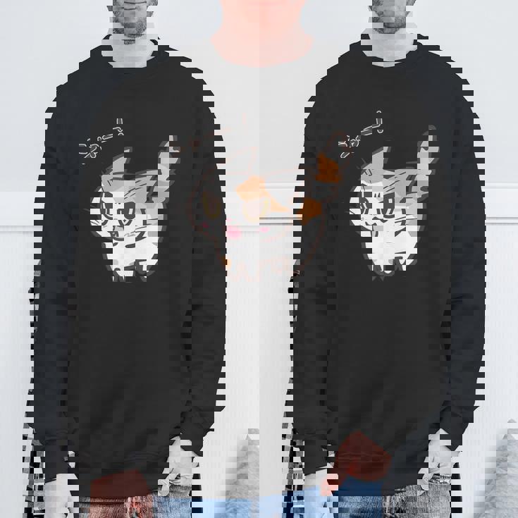 ねこシャーパステル三毛猫ver スウェットシャツ 高齢者への贈り物