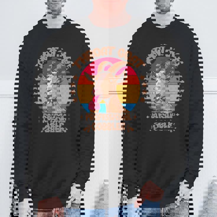 のどヤギ プロフェッショナル ゴブラ 不適切な大人のユーモア スウェットシャツ 高齢者への贈り物