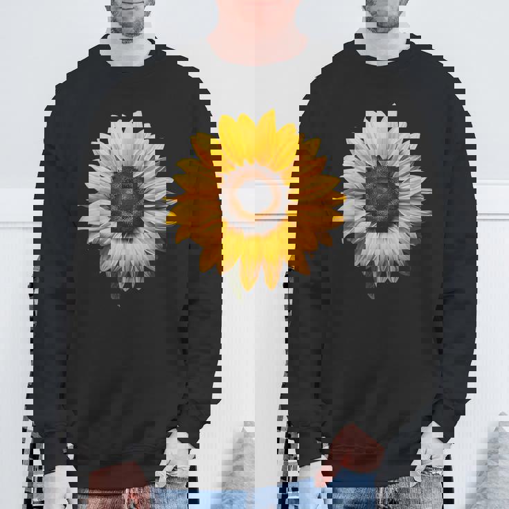 ひまわり モチーフ フラワーアート アート ひまわり スウェットシャツ 高齢者への贈り物