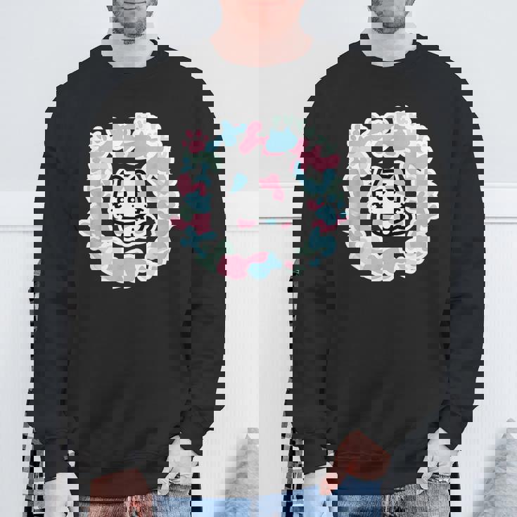 びーえするるる【Bsテレ東公式】カモフラージュ柄tシャツ（ブラック） スウェットシャツ 高齢者への贈り物