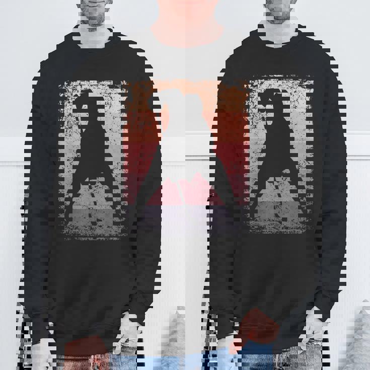 アイスホッケー プレーヤー ヴィンテージ ボーイズ アイスホッケー スウェットシャツ 高齢者への贈り物