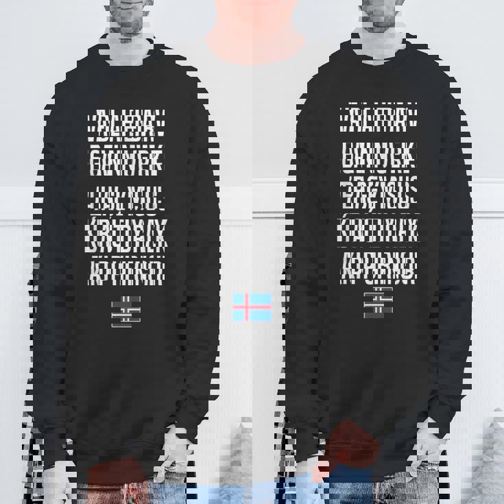 アイスランド語で一番長い単語 アイスランド スウェットシャツ 高齢者への贈り物