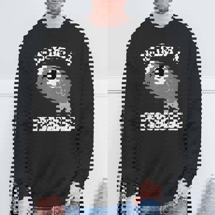 アイム・ジャスト・ア・ペブル・ダンディーズ・ワールド スウェットシャツ 高齢者への贈り物