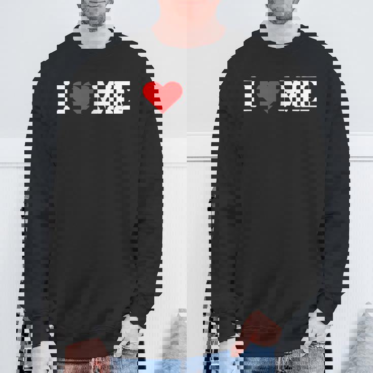 アイラブミー、アイロニックな皮肉のバレンタイン スウェットシャツ 高齢者への贈り物