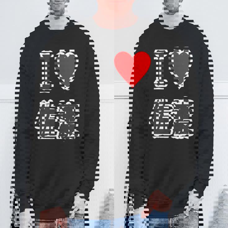 アイラブ・佐渡（I Love ハート）佐渡島【47都道府県】佐渡ヶ島 ジモtティ 地元愛 お土産 面白 スウェットシャツ 高齢者への贈り物