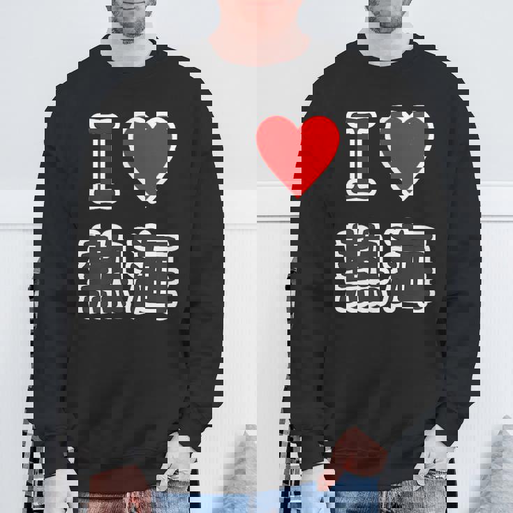 アイラブ・熱海（I Love ハート）【47都道府県・市区町村】ジモtティ 地元愛 お土産 グッズ 面白い スウェットシャツ 高齢者への贈り物