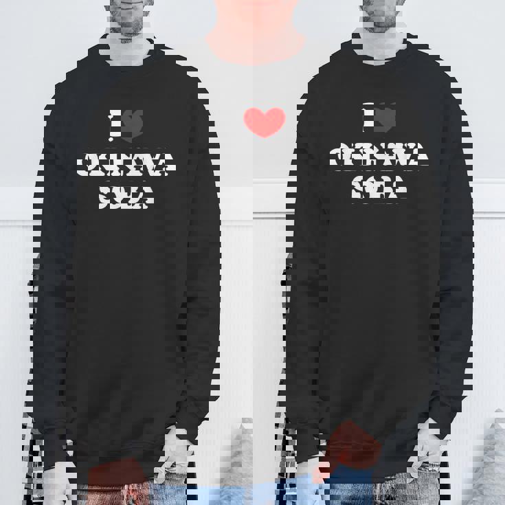 アイラブ沖縄そば アイハート 沖縄そば スウェットシャツ 高齢者への贈り物