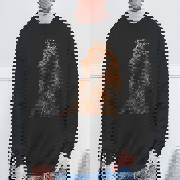 アイリッシュセッター犬 アイリッシュセッター スウェットシャツ 高齢者への贈り物