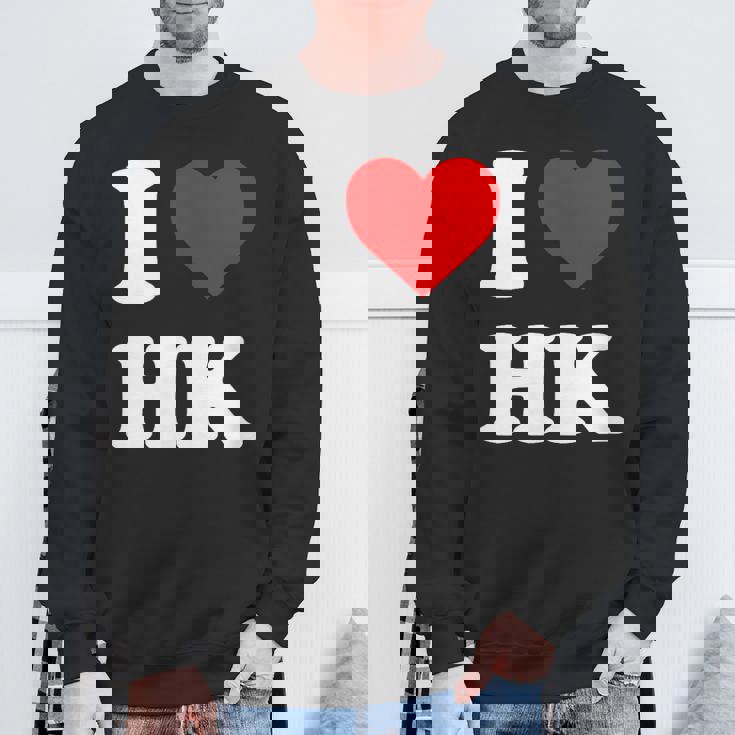 アイ・ラブ Hk アイハート香港 スウェットシャツ 高齢者への贈り物