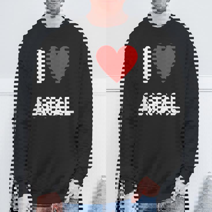 アイ・ラブ・アナル スウェットシャツ 高齢者への贈り物