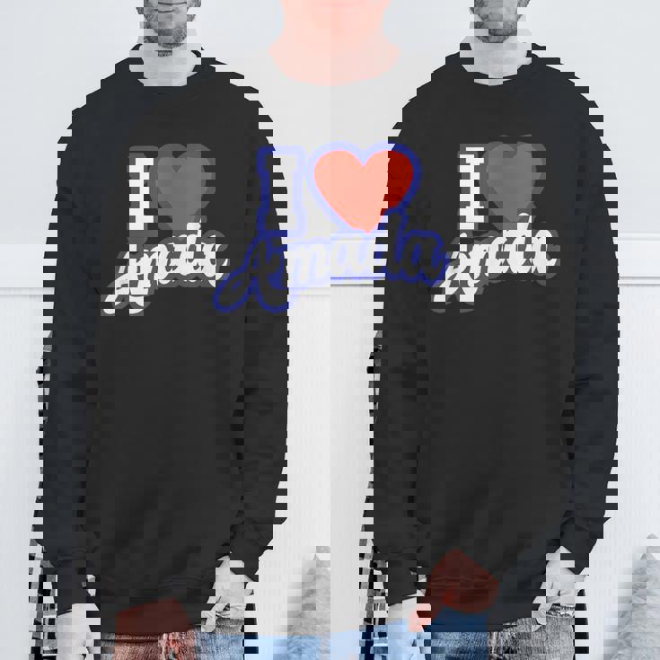 アイ・ラブ・アマダ スウェットシャツ 高齢者への贈り物