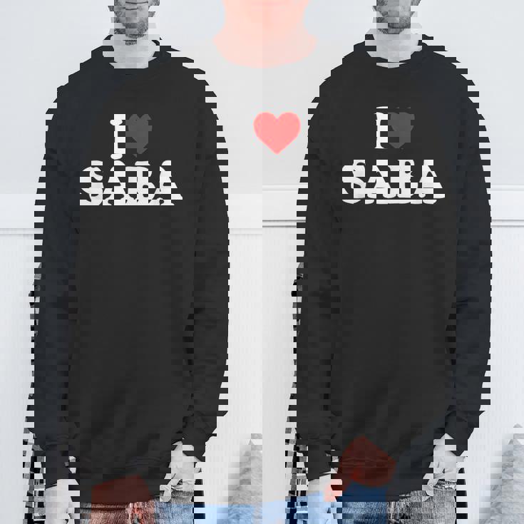 アイ・ラブ・サバ スウェットシャツ 高齢者への贈り物