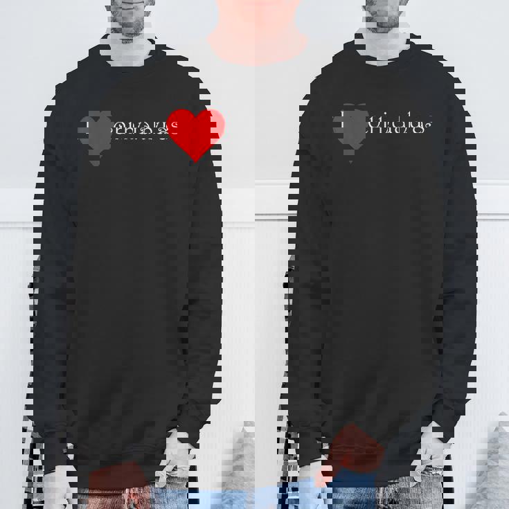 アイ・ラブ・チワワ スウェットシャツ 高齢者への贈り物