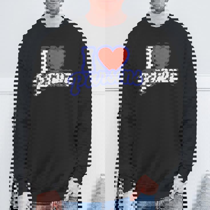 アイ・ラブ・パーソンズ スウェットシャツ 高齢者への贈り物