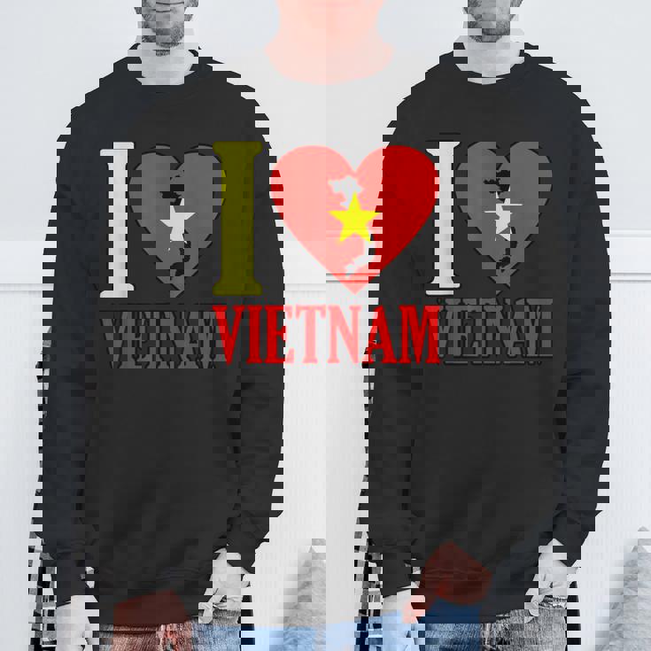 アイ・ラブ・ベトナム スウェットシャツ 高齢者への贈り物