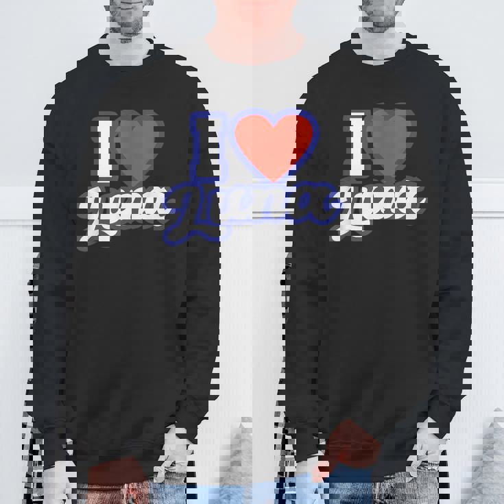 アイ・ラブ・ルナ スウェットシャツ 高齢者への贈り物