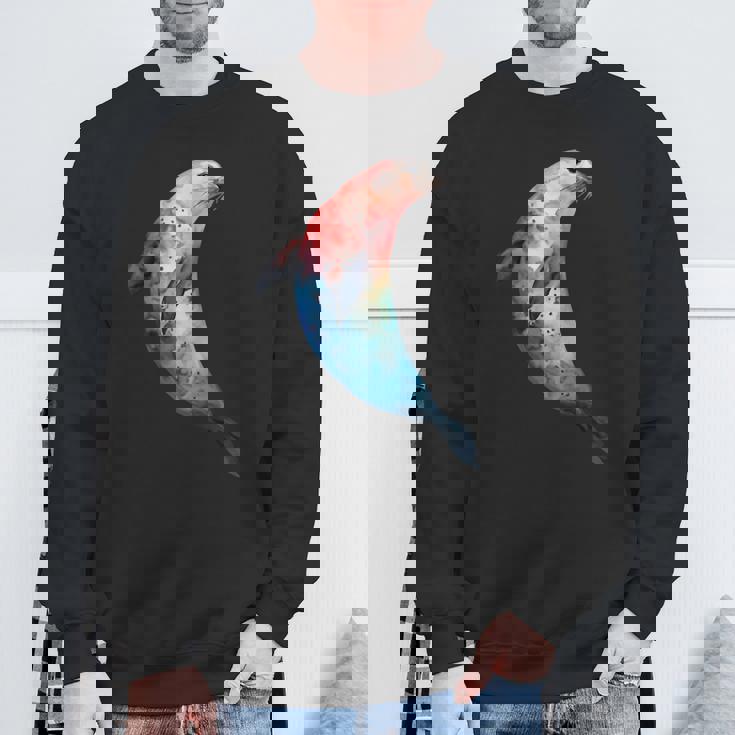 アザラシ アシカ かわいい シール 海 動物 水彩 シール スウェットシャツ 高齢者への贈り物