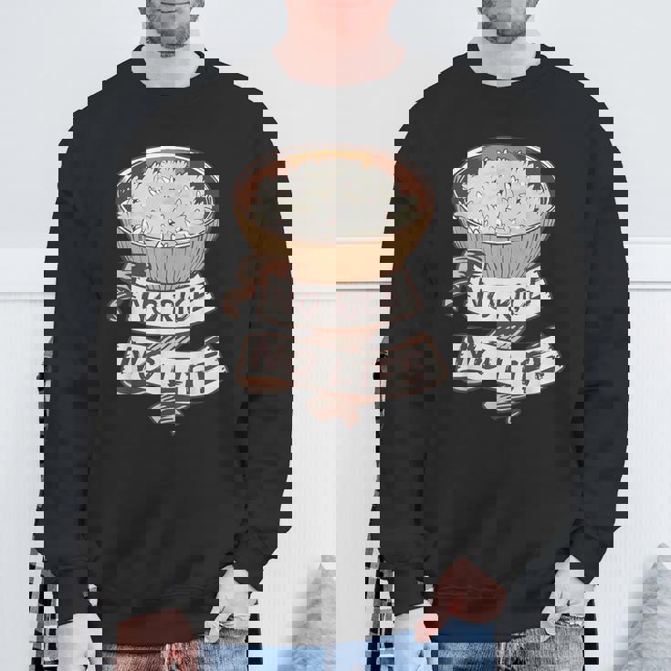 アジア料理 炒飯丼 ご飯好き 食通 スウェットシャツ 高齢者への贈り物