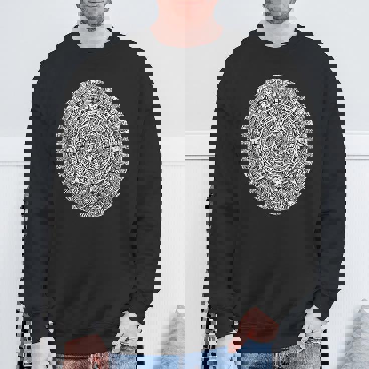 アステカまたはマヤ暦 スウェットシャツ 高齢者への贈り物