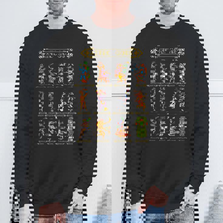 アステカ神話 神話 古代マヤ文明の歴史 スウェットシャツ 高齢者への贈り物