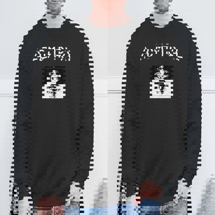 アドミラル ヴィンテージ レトロ 面白い 帆船 ギフト スウェットシャツ 高齢者への贈り物