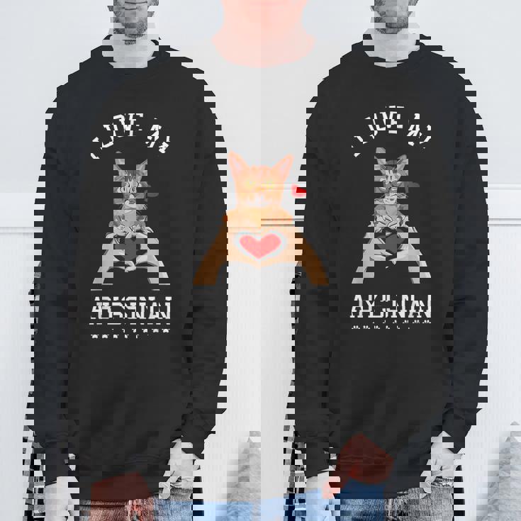 アビシニアン 猫 アビシニアン アビス スウェットシャツ 高齢者への贈り物