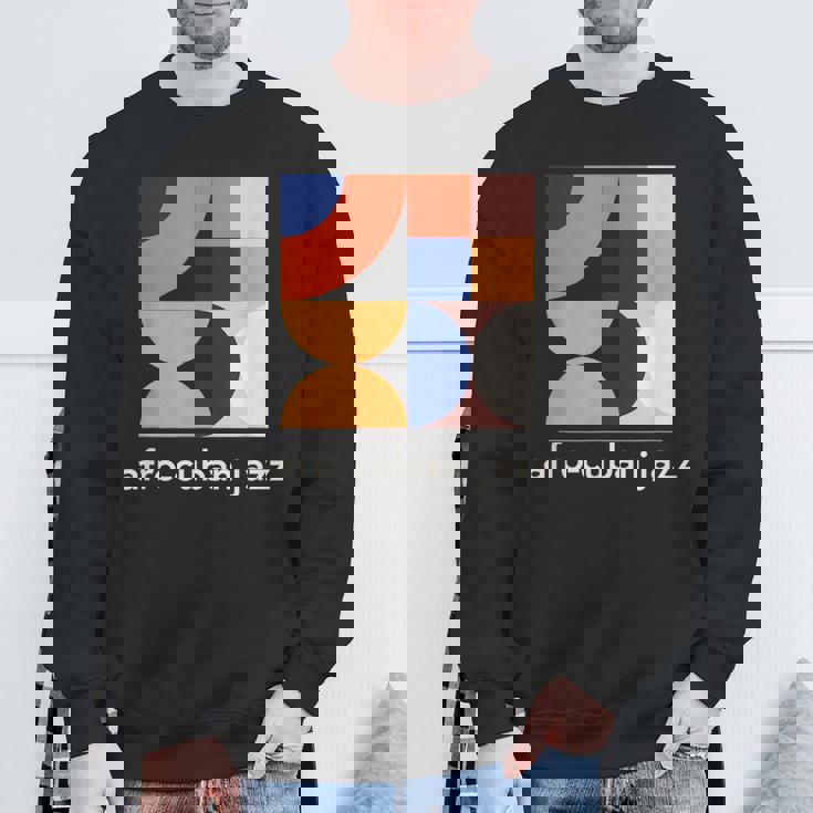 アフロキューバンジャズ ヴィンテージ ラテンジャズ ミュージックバンド スウェットシャツ 高齢者への贈り物