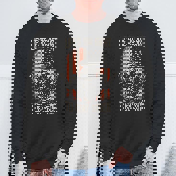 アメリカン マッスル カー メカニクス ドラッグ レーシング ホットロッド スウェットシャツ 高齢者への贈り物