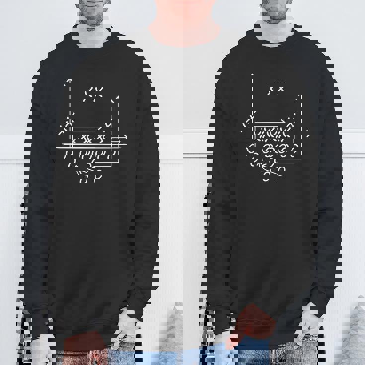 アメリカンフットボールプレイフォーメーションルート 長袖tシャツ スウェットシャツ 高齢者への贈り物