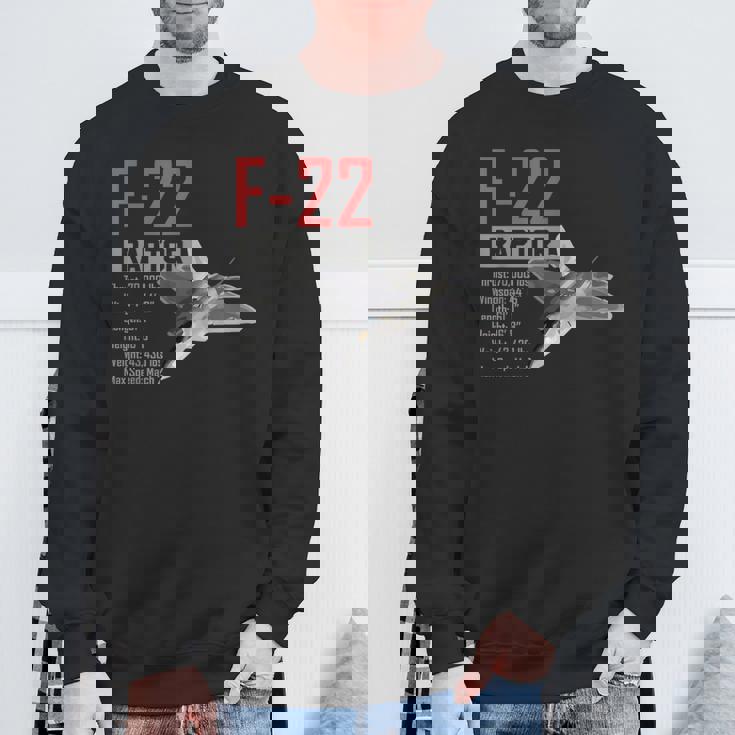 アメリカ航空機ステルス戦闘機 F22 ラプター スウェットシャツ 高齢者への贈り物