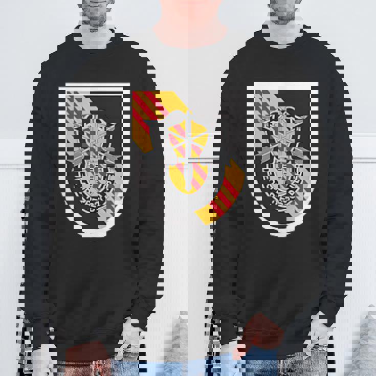 アメリカ陸軍第5特殊部隊グループ ベレー帽 閃光と紋章 スウェットシャツ 高齢者への贈り物