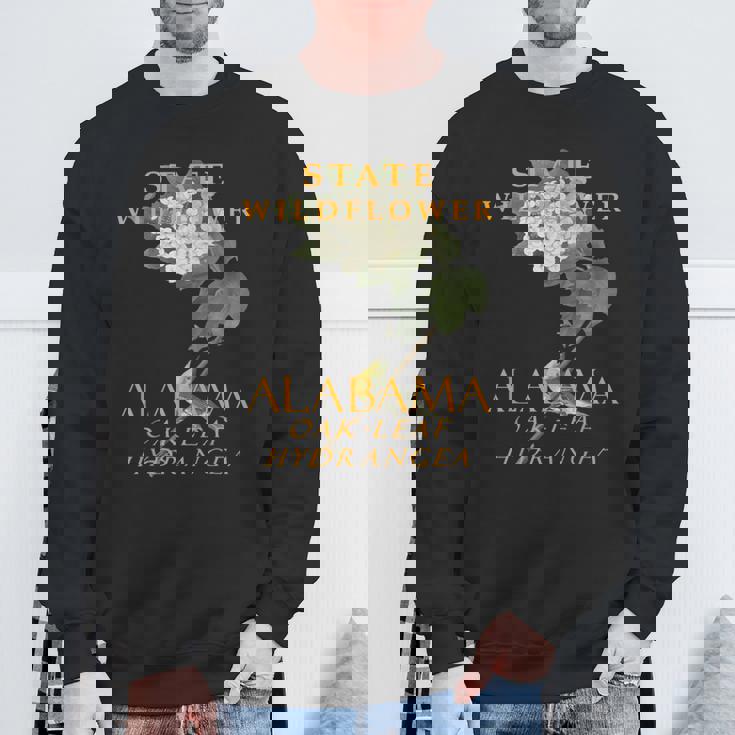 アラバマ準州ワイルドフラワー オークの葉のアジサイ スウェットシャツ 高齢者への贈り物