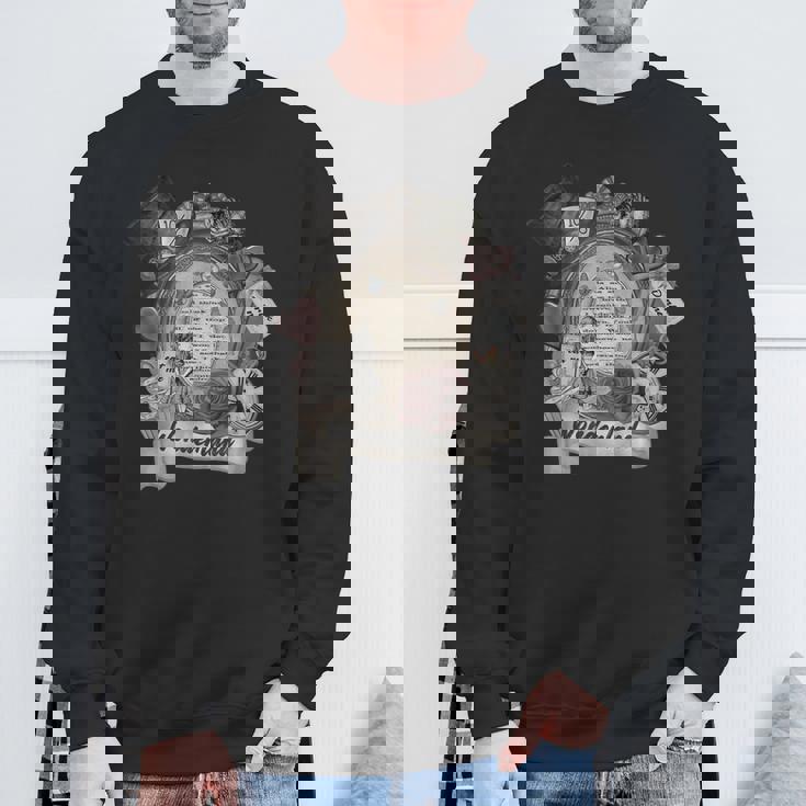 アリス & チェシャーキャット ワンダーランド エレメント スウェットシャツ 高齢者への贈り物