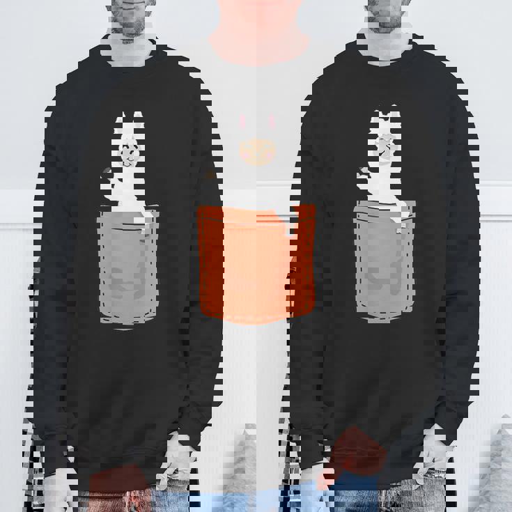 アルパカ 胸ポケット Pako Lama Huacaya アルパカ ブリーダー アルパカ スウェットシャツ 高齢者への贈り物