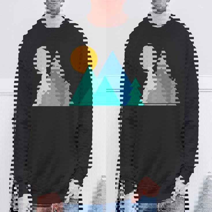 アルピニズム アルパイン・フォーゲット・ミー・ノット スキー マウンテンフラワー スウェットシャツ 高齢者への贈り物