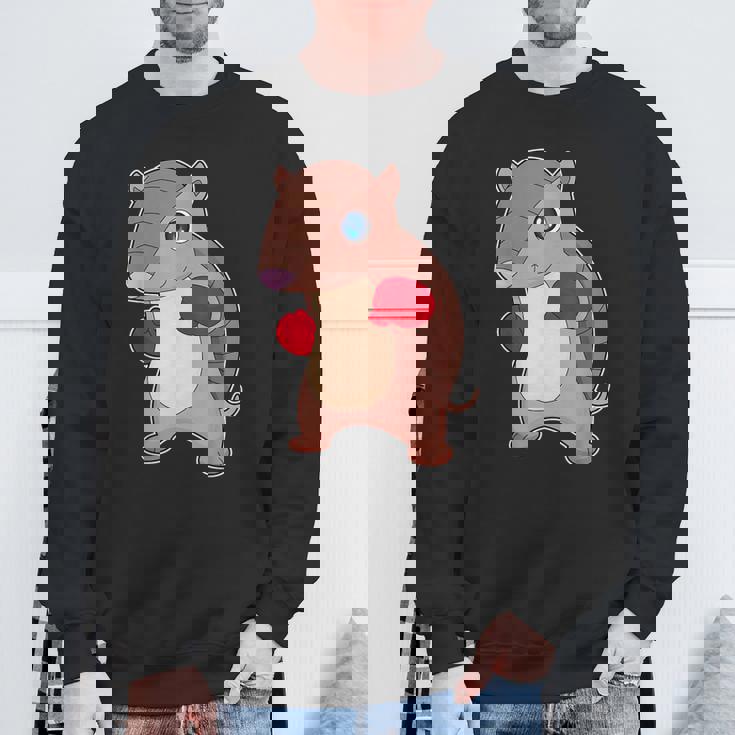 アルマジロ ボクサー ボクシンググローブ ボクシング スウェットシャツ 高齢者への贈り物