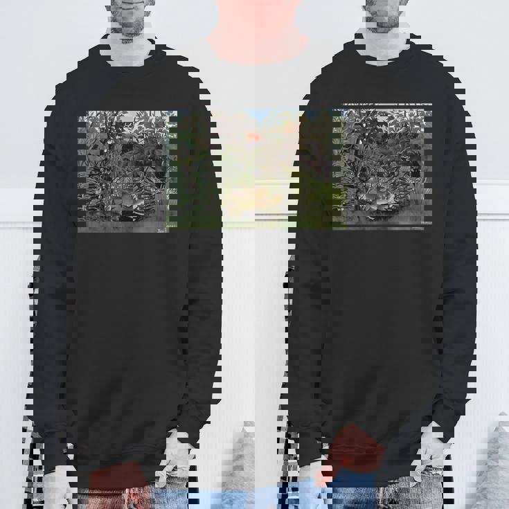 アンリ・ルソー作 空腹のライオンとアンテロープ 1905 スウェットシャツ 高齢者への贈り物