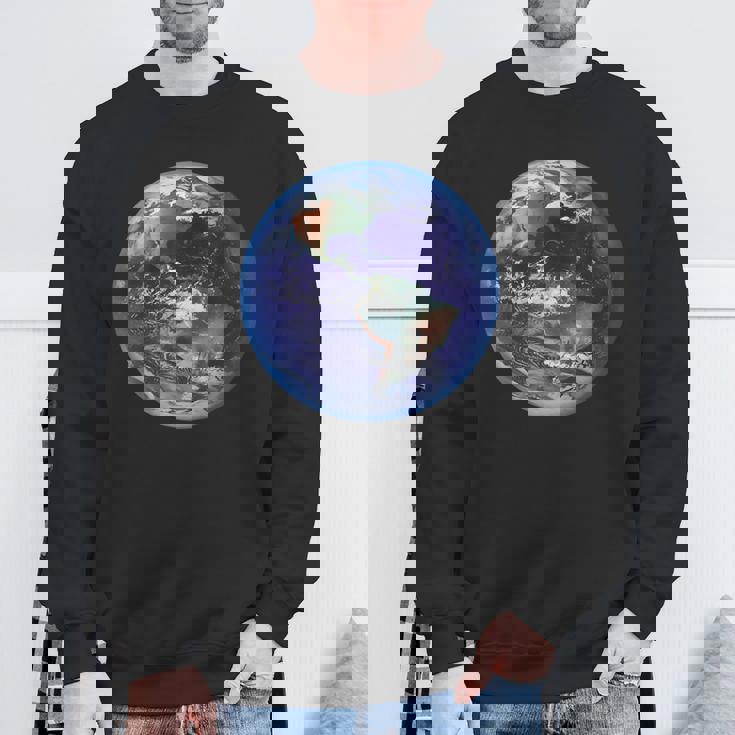 アースデイ用地球儀 スウェットシャツ 高齢者への贈り物