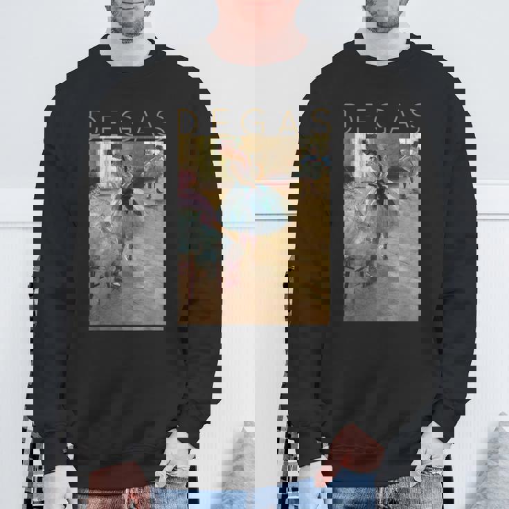 アーティストとバレリーナのためのエドガー・ドガのダンスレッスン スウェットシャツ 高齢者への贈り物