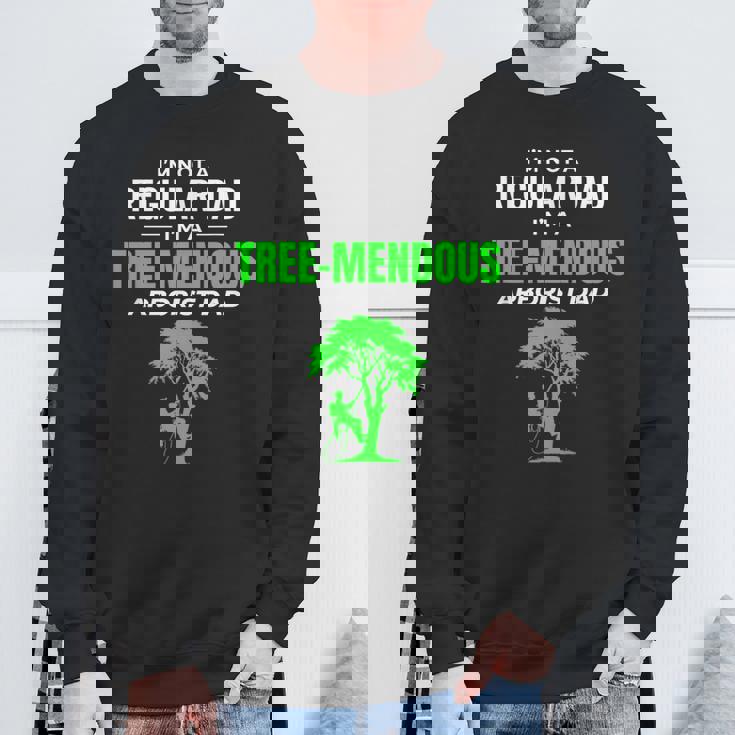 アーボリスト ダッドツリー愛好家 樹芸樹外科医クライマー スウェットシャツ 高齢者への贈り物