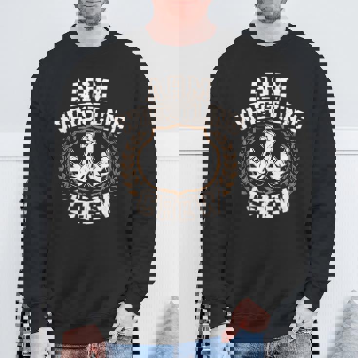 アームレスリング クルー アームレスリング アームレスリング スウェットシャツ 高齢者への贈り物